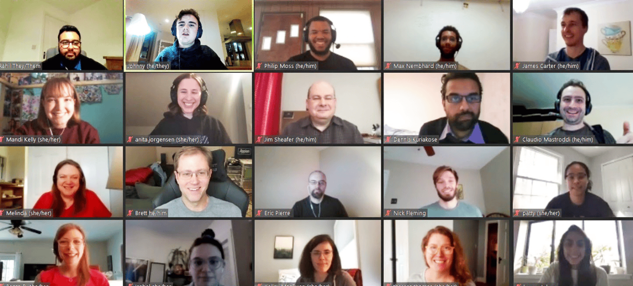 Attendees at our Trans Awareness training with Gendered Intelligence