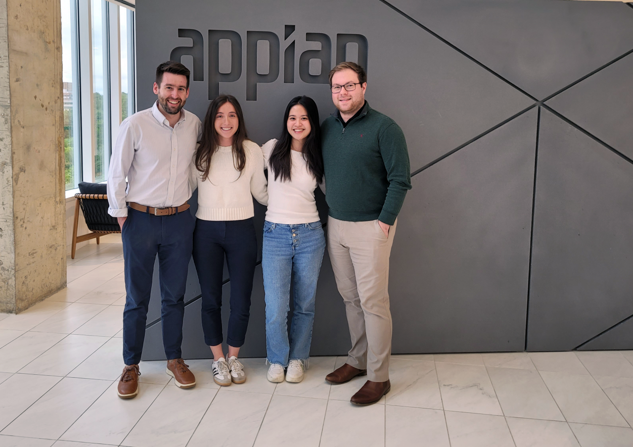Matthew with his colleagues from Customer Success team
