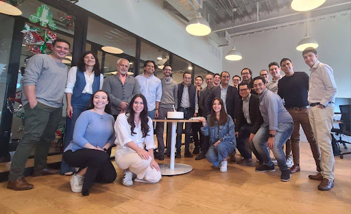 Group of people in the Mexico City Office