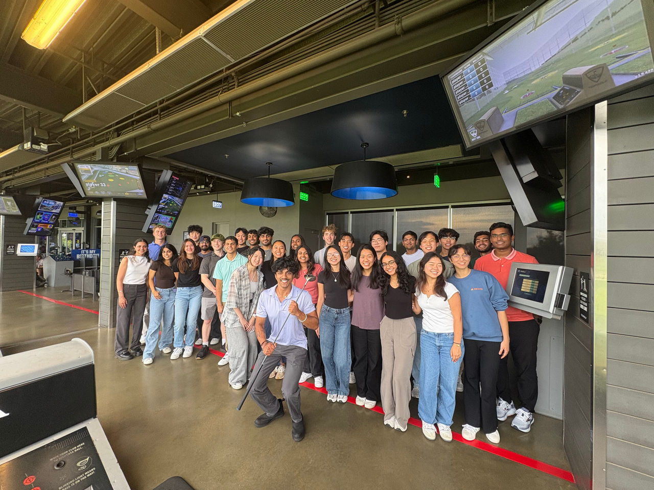 Intern event at Top Golf (Will pictured on the right)!
