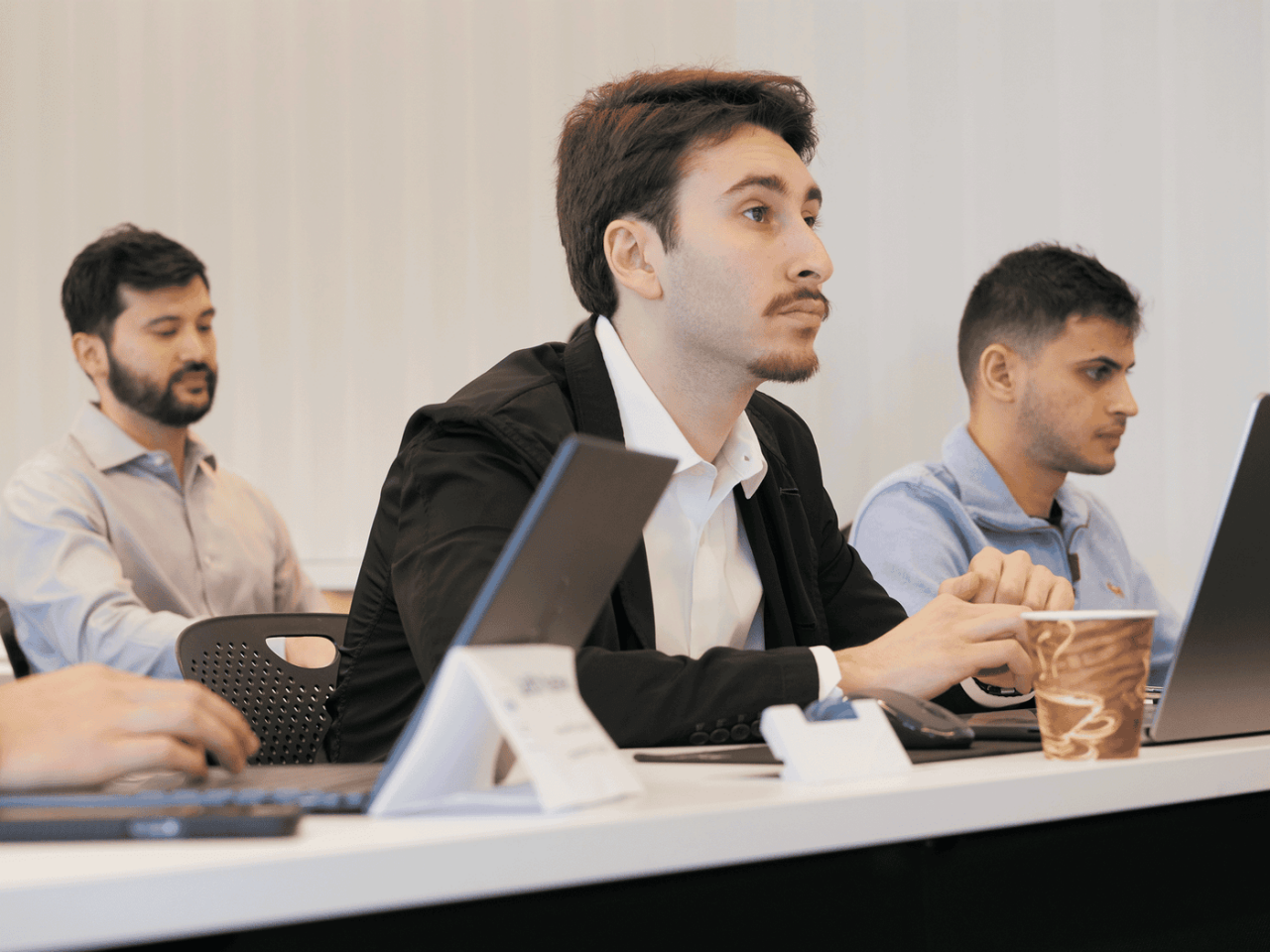 Enzo participating in the onboarding training program led by Customer Success.