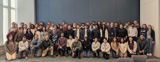 Khalid (in the center of the front row) with the CIO department. 