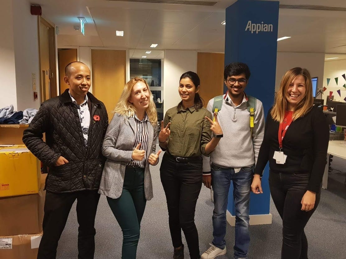 Me and my team after a successful Go-Live Project.